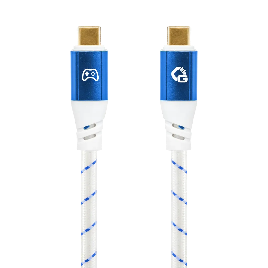 [D1C42618] Oehlbach NEW GAME BLUE USB Type-C Type-C 3m white