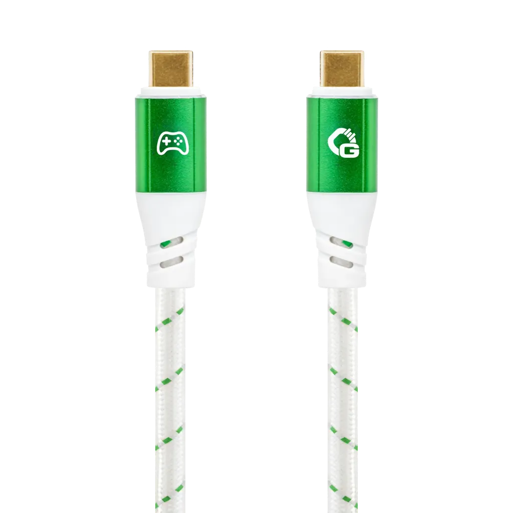 [D1C42610] Oehlbach NEW GAME GREEN USB Type-C Type-C 0,75m white