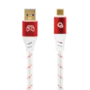 Oehlbach NEW GAME RED USB Type-A Type-C 2m white