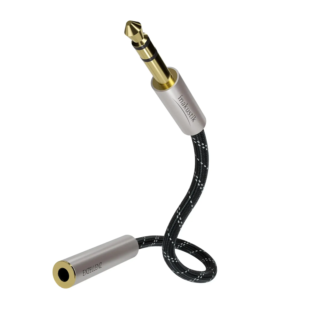 [00604605] Inakustik Exz II Headphone ext. 6.3 jack (m > f) 5,0m