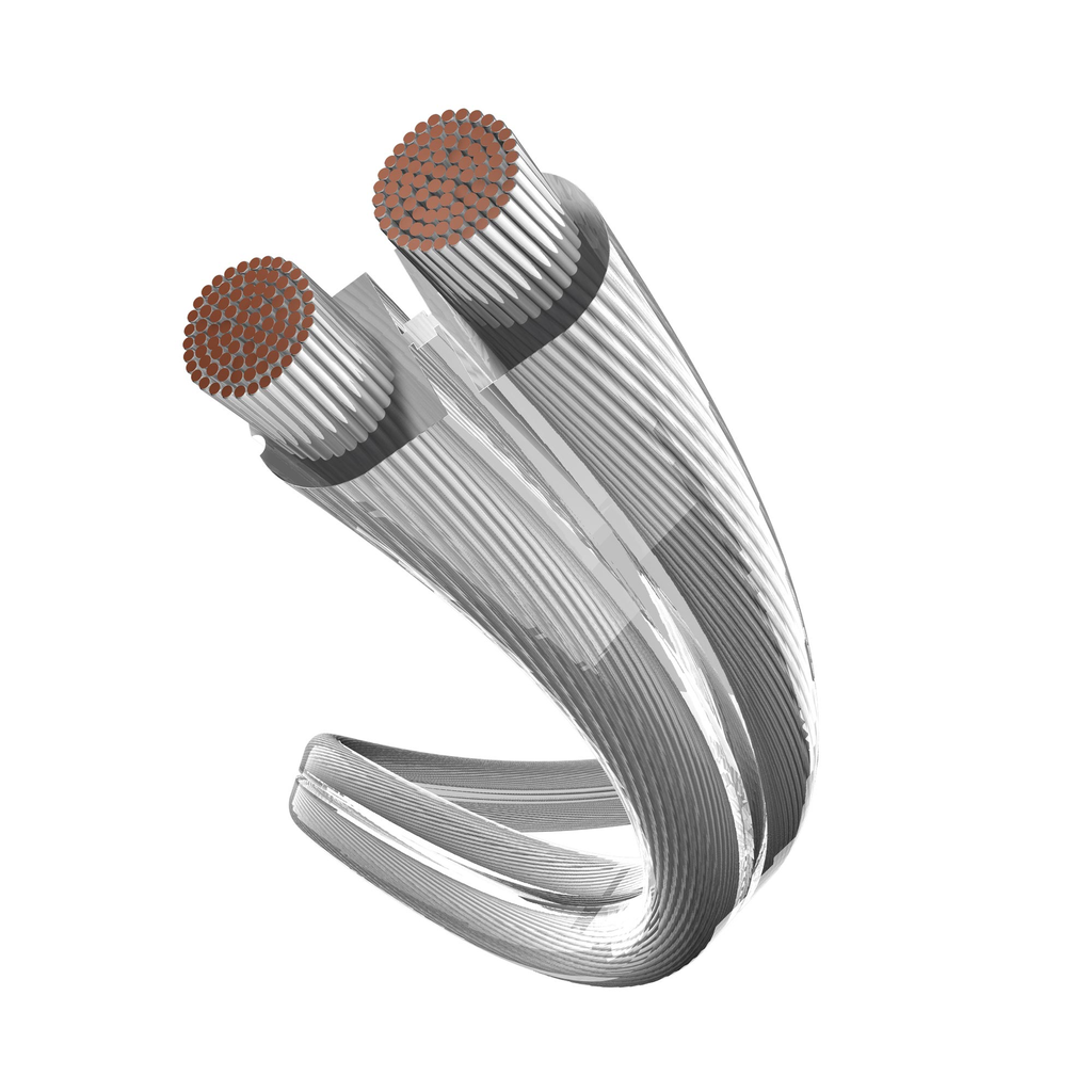 [0040214] Inakustik Prem LS-Silver 2x4,0mm2 trans - 100 m - 1,0 m