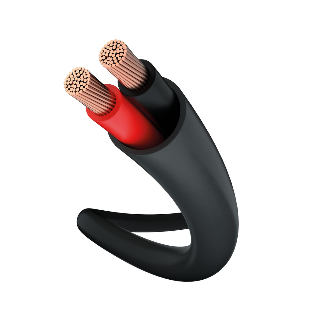 Inakustik Prem LS-CU 2x1,5 flame retardant - 150 m - 1,0 m 