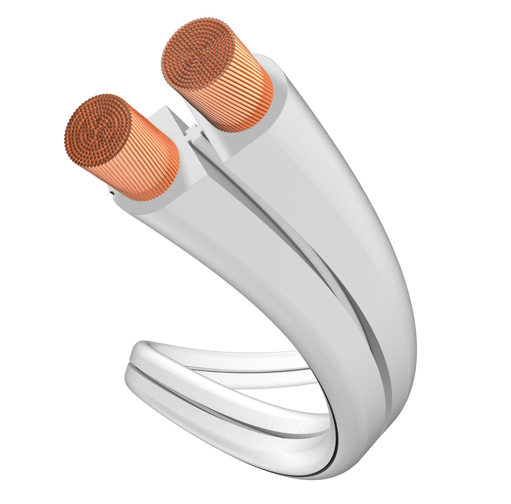 Inakustik Prem LS-CU 2 x 4,0 mm2 white - 100 m - 1,0 m