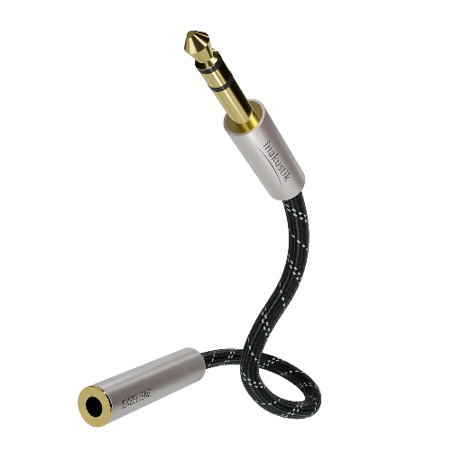 [00604603] Inakustik Exz II Headphone ext. 6.3 jack (m > f) 3,0m